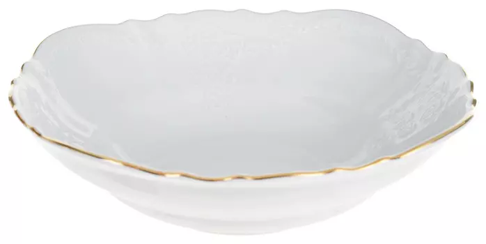 Салатник круглый Dayton. Отводка золото (23 см)