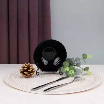 Салатник Shell цвет: черный (17 см - 6 шт)