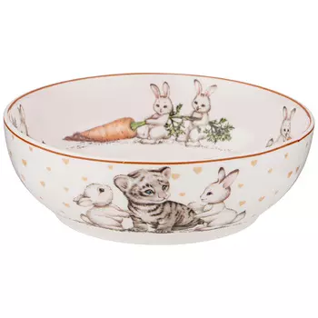 Салатник Веселые друзья (16х16х5 см)