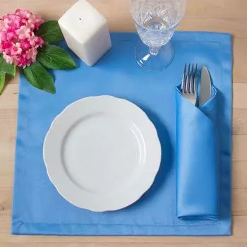 Салфетка Addison Цвет: Голубой (32х32 см - 4 шт)