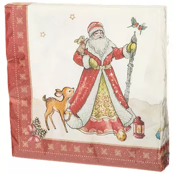 Салфетка бумажная C новым годом (33х33 см)