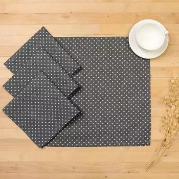 Салфетка Gorokh Цвет: Серый (40х40 см - 4 шт)