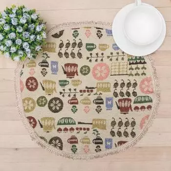 Салфетка Гостевой сервиз (круглая 40 см)