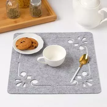 Салфетка Классика цвет: серый (30х30 см)