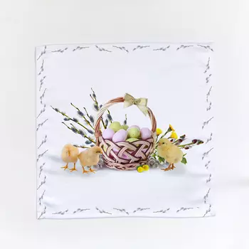 Салфетка Пасхальные Цыплята (40х40 см - 2 шт)