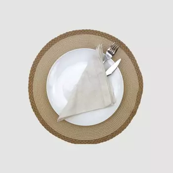 Салфетка под столовые приборы Marisa цвет: бежевый (38 см)