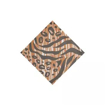 Салфетка Priscilla цвет: тигровый (40х40 см)