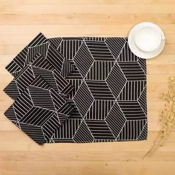 Салфетка Trend Цвет: Чёрный (40х40 см - 4 шт)