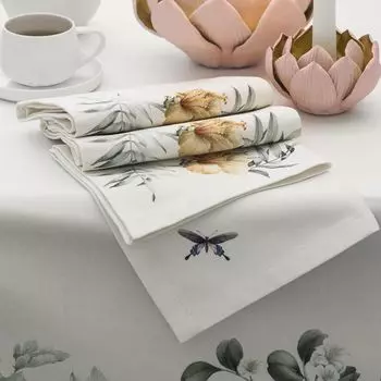 Салфетки Альфабия цвет: желтый (50х50 см)