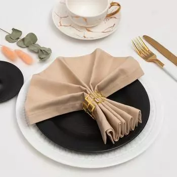 Салфетки Alteya цвет: бежевый (40х40 см)