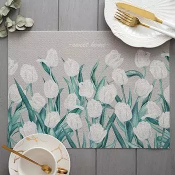 Салфетки Белые тюльпаны (29х40 см)