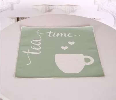 Салфетки Чашка цвет: омела (32х32 см)