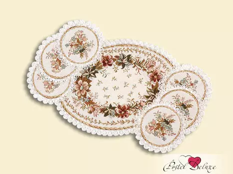 Салфетки Цветочная Поляна (15 см - 6 шт, 33х44 см)