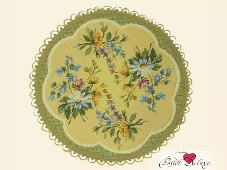 Салфетки Цветочное Кружево (круглая 32 см)