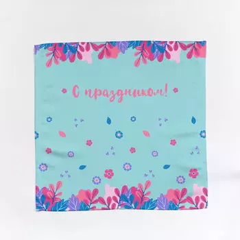 Салфетки Цветы (40х40 см)