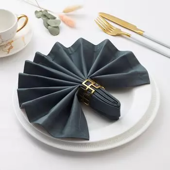 Салфетки Damiana цвет: серый (40х40 см - 2 шт)