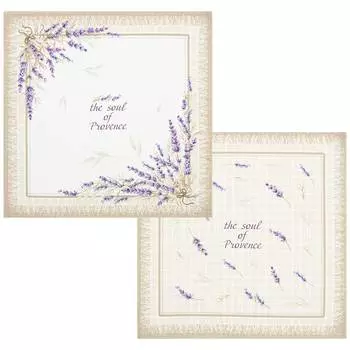 Салфетки Душа прованса цвет: бежевый (40х40 см - 2 шт)