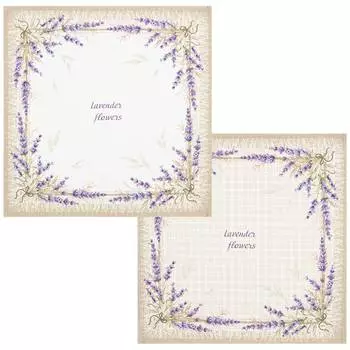 Салфетки Душа прованса цвет: бежевый (40х40 см - 2 шт)