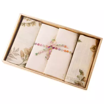 Салфетки Флора цвет: шампань (40х40 см - 4 шт)