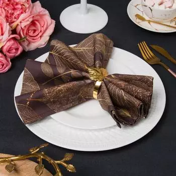 Салфетки Gold Leaf (46х46 см - 4 шт)