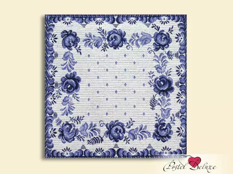 Салфетки Гжель Веночек (32х32 см - 6 шт)