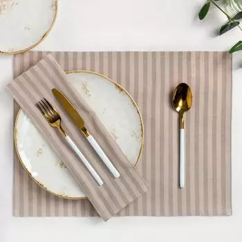 Салфетки Hollie цвет: кофейный (35х45 см - 2 шт)