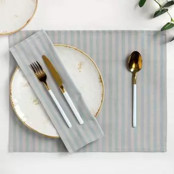 Салфетки Hollie цвет: серо-синий (35х45 см - 2 шт)