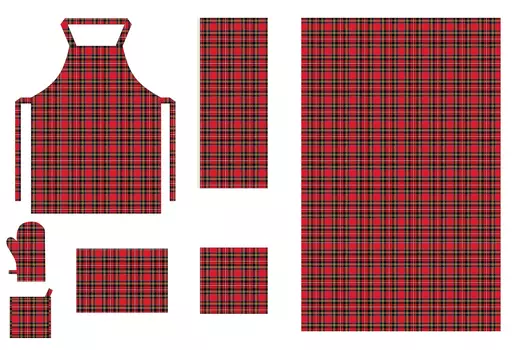 Салфетки Клетка (40х40 см - 2 шт)