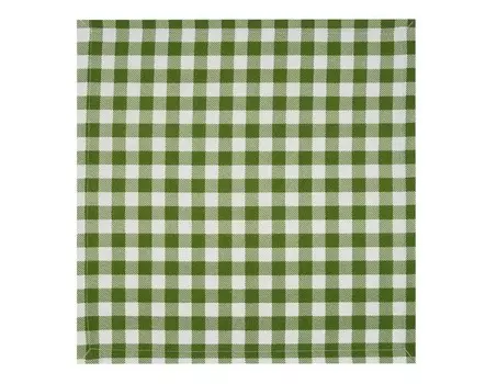 Салфетки Клетка Цвет: Зеленый (40х40 см)