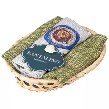 Салфетки Котомания цвет: серый, зеленый (40х40 см - 3 шт)