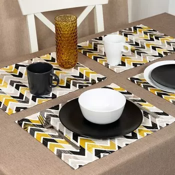 Салфетки Лайф йеллоу цвет: горчичный (30х40 см - 4 шт)