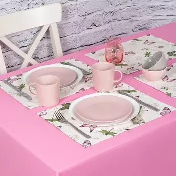 Салфетки Летний день цвет: молочный (30х40 см - 4 шт)