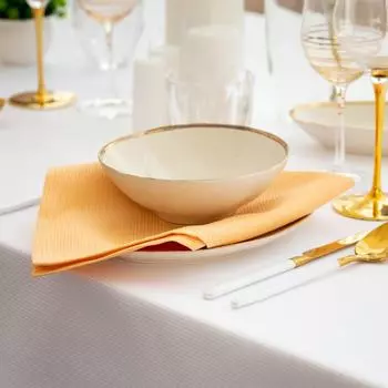 Салфетки Lines цвет: бежевый (45х45 см - 4 шт)