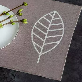 Салфетки Лист крупный цвет: кофейный (30х43 см - 2 шт)