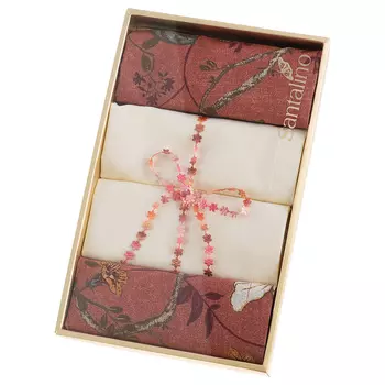 Салфетки Магнолия цвет: коричневый (40х40 см - 4 шт)