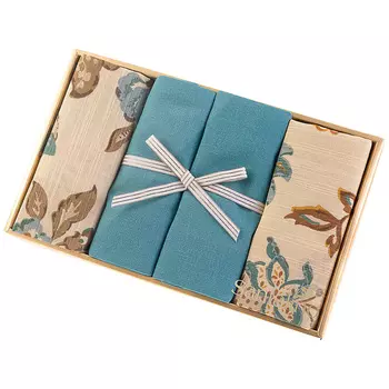 Салфетки Маракеш цвет: кремовый, синий (40х40 см - 4 шт)