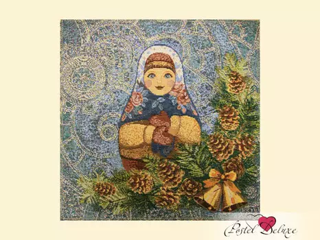 Салфетки Матрёшка-Зима (32х32 см)