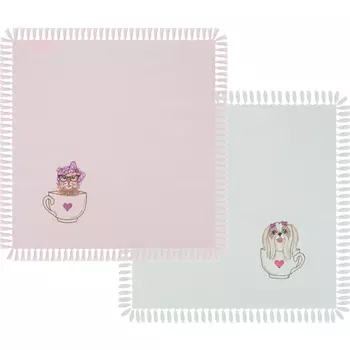 Салфетки Милашки В Чашках (40х40 см - 2 шт)
