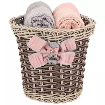 Салфетки Мур-мур цвет: розовый, серый (40х40 см - 2 шт)