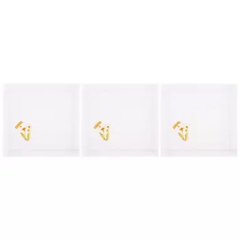 Салфетки Одуванчик цвет: белый (40х40 см - 3 шт)