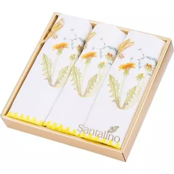 Салфетки Одуванчик цвет: белый (40х40 см - 3 шт)