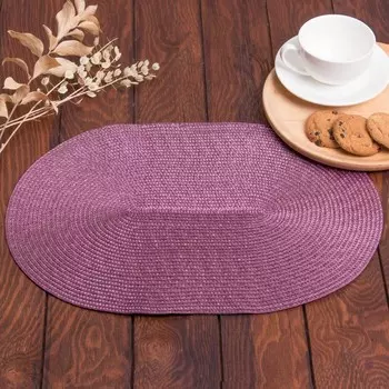 Салфетки Овал цвет: темно-фиолетовый (30х45 см)