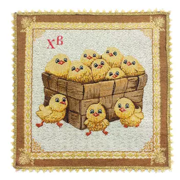 Салфетки Пасхальные Цыплята (35х35 см)