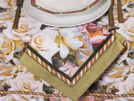 Салфетки Rose (43х43 см - 6 шт)