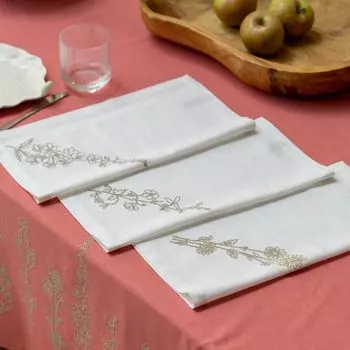 Салфетки Саунд цвет: белый (38х38 см - 3 шт)