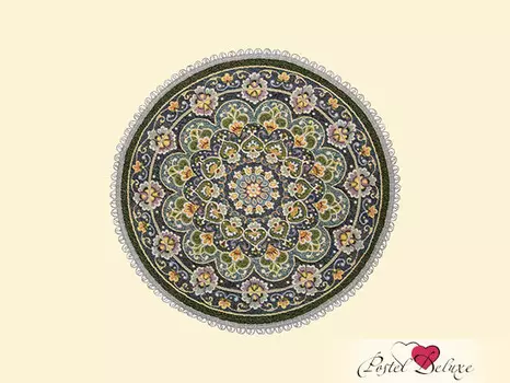 Салфетки Синие узоры (круглая 55 см)