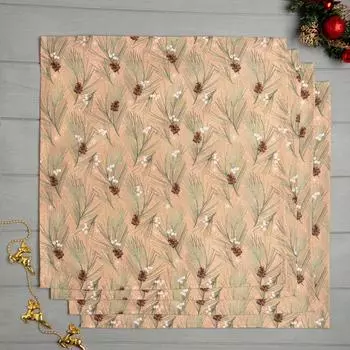 Салфетки Spruce branches (46х46 см - 4 шт)