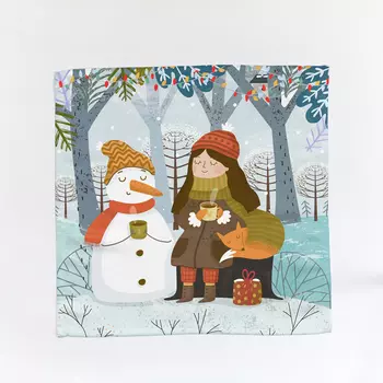 Салфетки Winter holiday (40х40 см - 2 шт)
