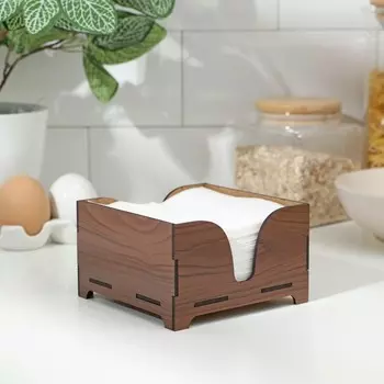 Салфетница Орех (13х8 см)