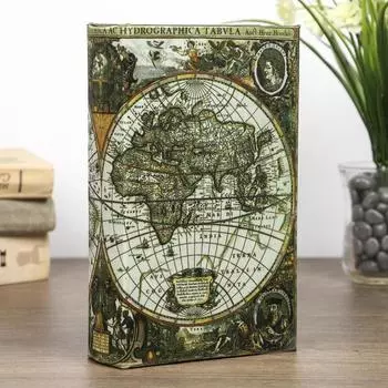 Сейф-книга Карта первооткрывателей (5х13х21 см)